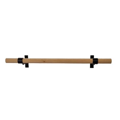 Single Ballet Barre Black with Canadian Pine